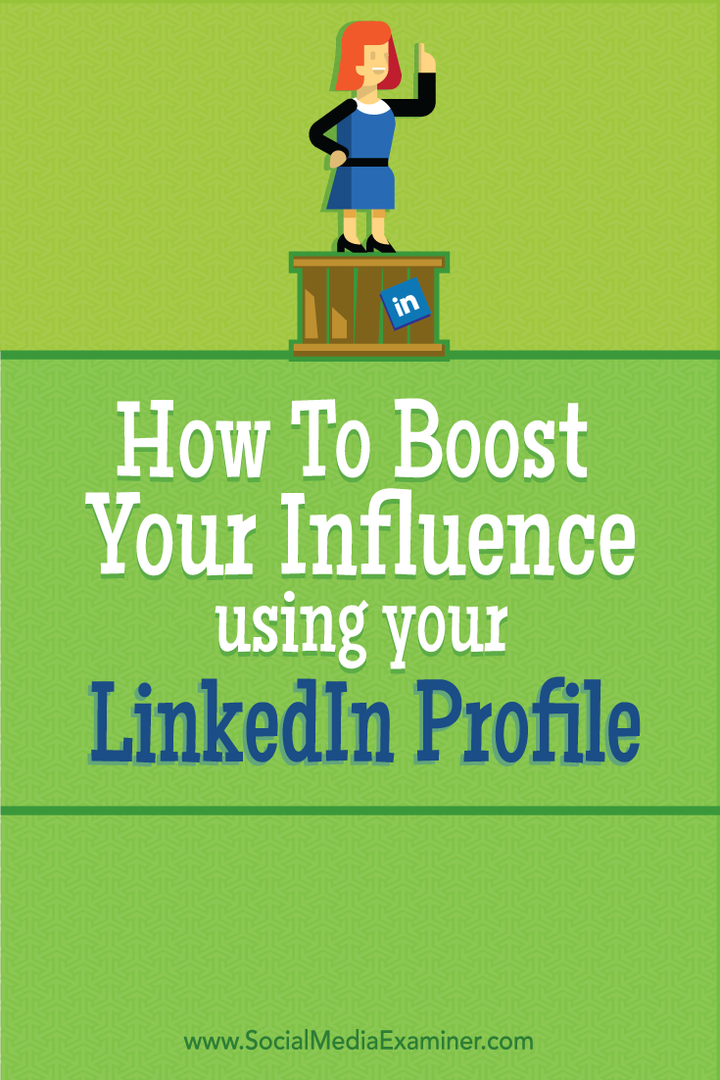 Как да увеличите влиянието си с помощта на вашия LinkedIn профил: Проверка на социалните медии