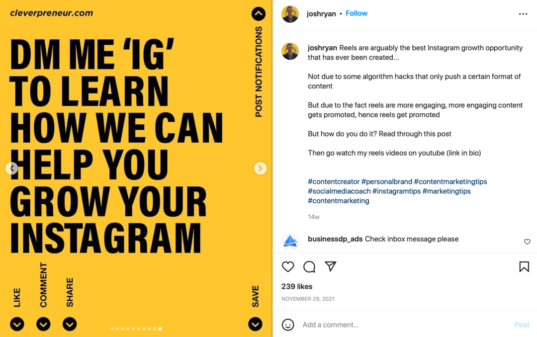 Отглеждане на Instagram, който преобразува: Изследовател на социалните медии