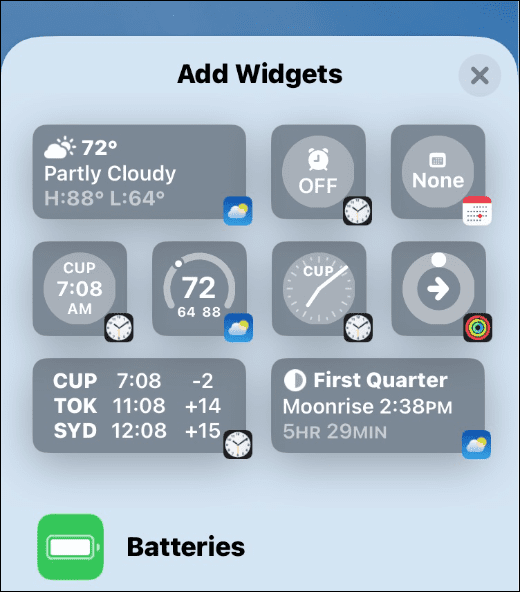 Добавяне на Widgets към заключен екран на iPhone