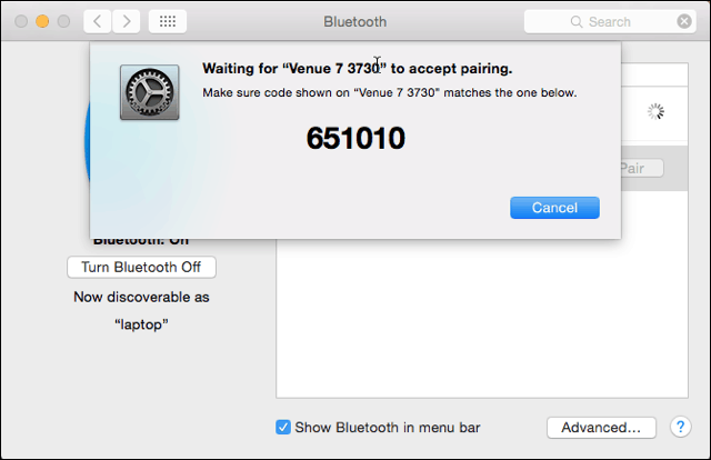 Bluetooth сдвояване от страна на Mac