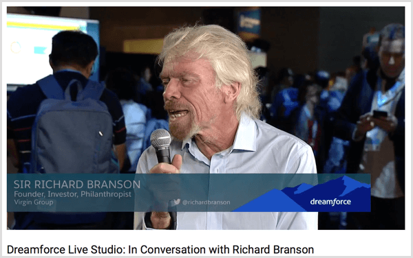 пример за интервю на dreamforce richard branson