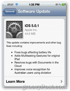Apple пуска iOS 5.0.1 със смесени реакции