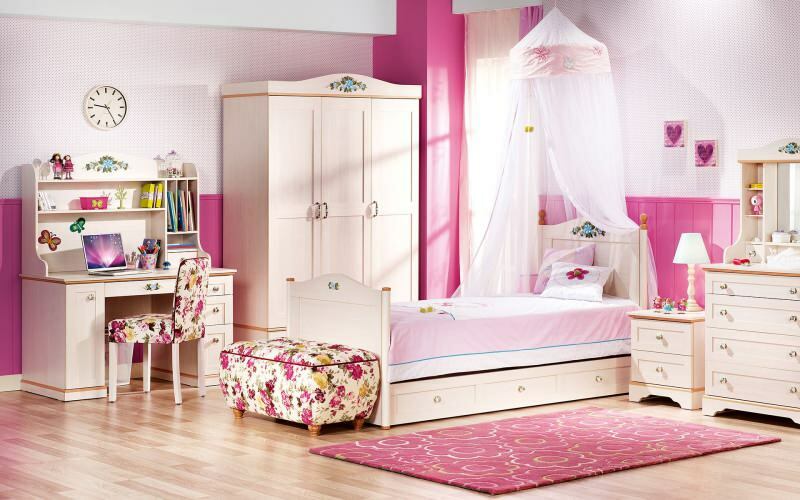 Специални предложения за декорация на стаи за момичешки стаи