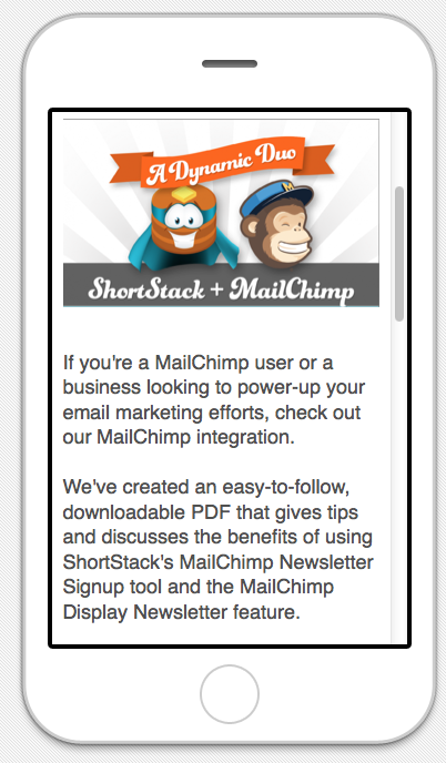 MailChimp мобилен маркетинг