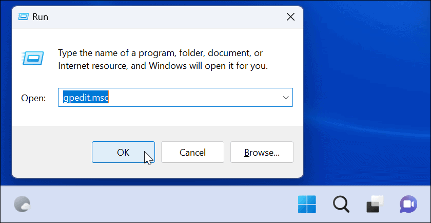 gpedit блокира потребителите от настройките в Windows 11