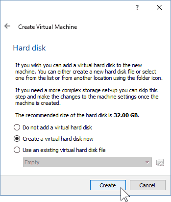 04 Определете размера на твърдия диск (Инсталиране на Windows 10)