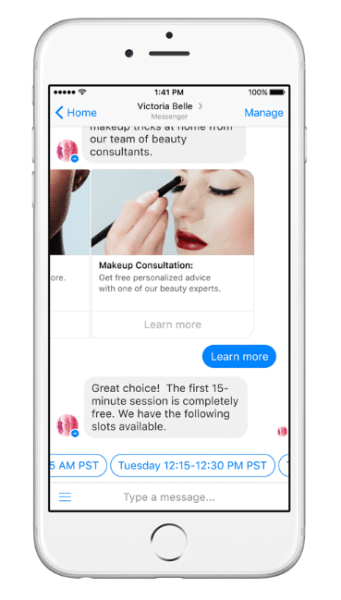 Facebook Messenger предоставя дефинирани модели за ангажиране, включително базирани на времето критерии за отговори и стандарти за абонаменти.