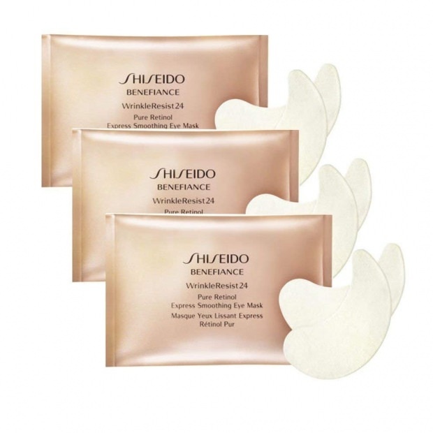 Resist24 Pure Retinol Express изглаждаща маска за очи Shiseido Benefiance Wrinkle