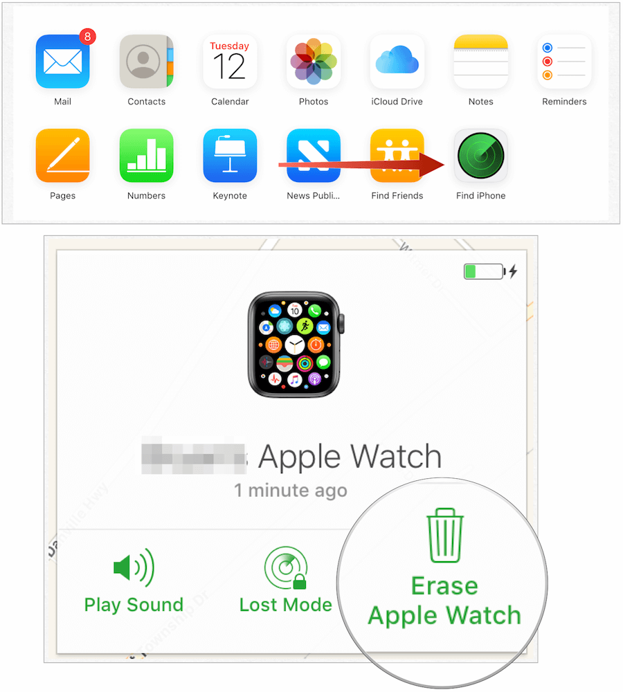 премахнете Apple Watch