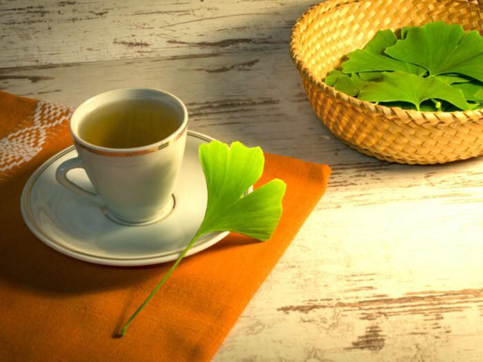 чай от гинко билоба е полезен за забрава