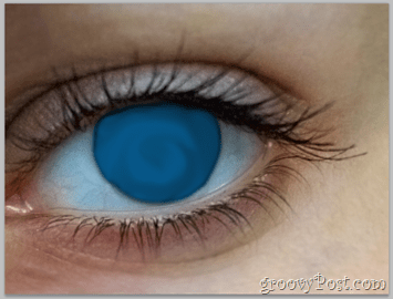 Основи на Adobe Photoshop - Цвят на петна от човешко око