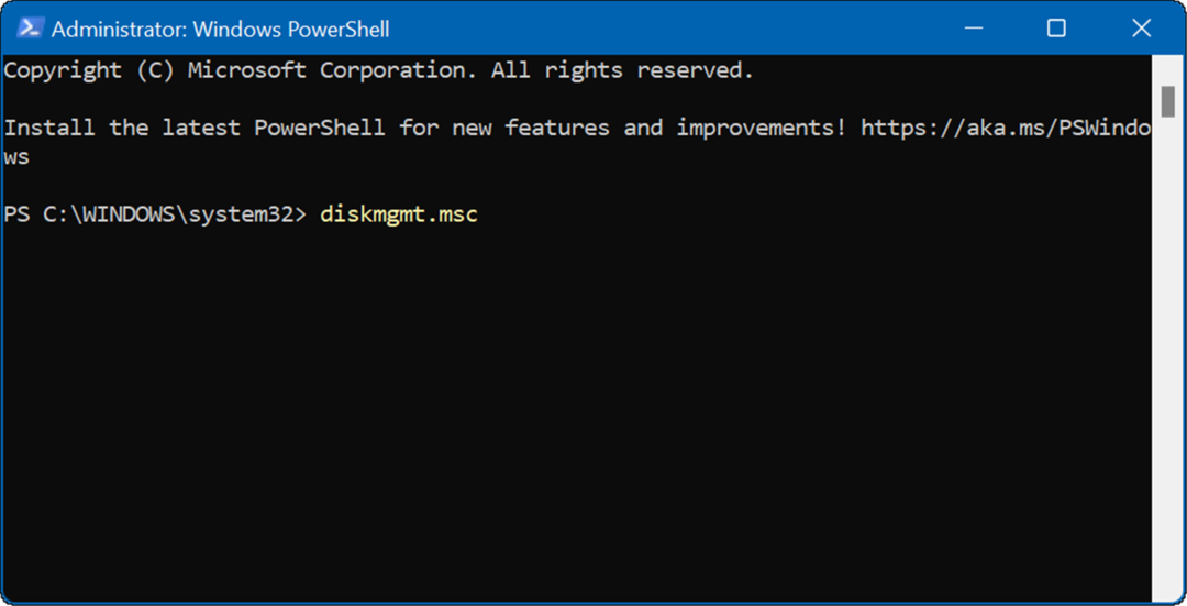 diskmgmt_msc отворено управление на диска в Windows 11