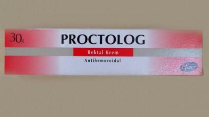 Какво представлява кремът Proctolog Rectal и за какво се използва? Проктолог крем ръководство за употреба