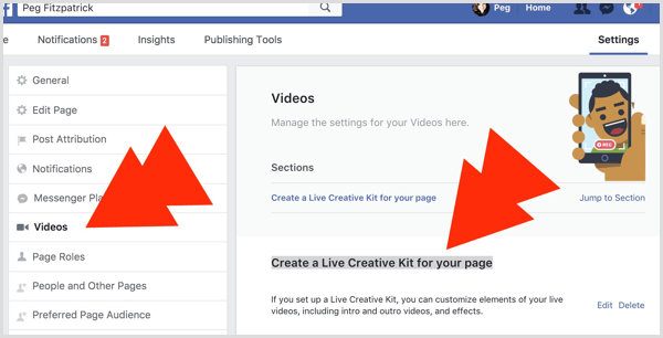 Facebook Live Creative Kit за страница