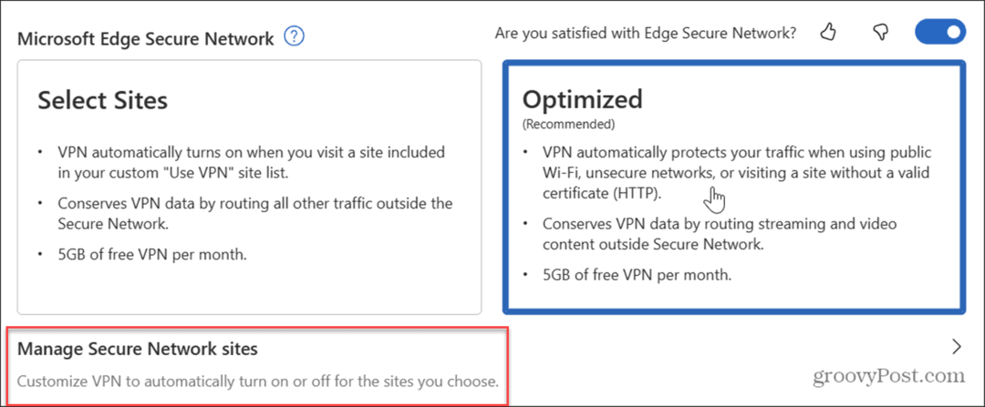 Използвайте Microsoft Edge VPN