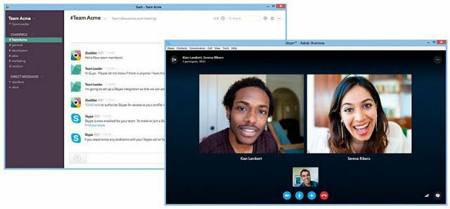 Добавете вашите Skype контакти към вашия Slack екип с преглед на нова интеграция