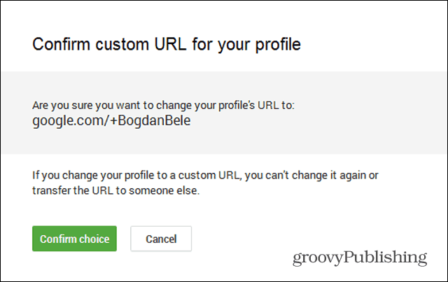 Как да получите персонализиран URL адрес за вашия потребителски профил в Google+