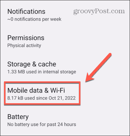 мобилни данни за android