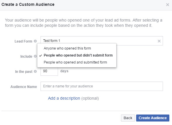 Създайте персонализирана аудитория за ангажиране във Facebook Audience Manager.