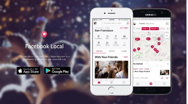 Facebook представи Facebook Local, ново приложение, което ви позволява да разглеждате всички страхотни неща, случващи се там, където живеете или където пътувате.