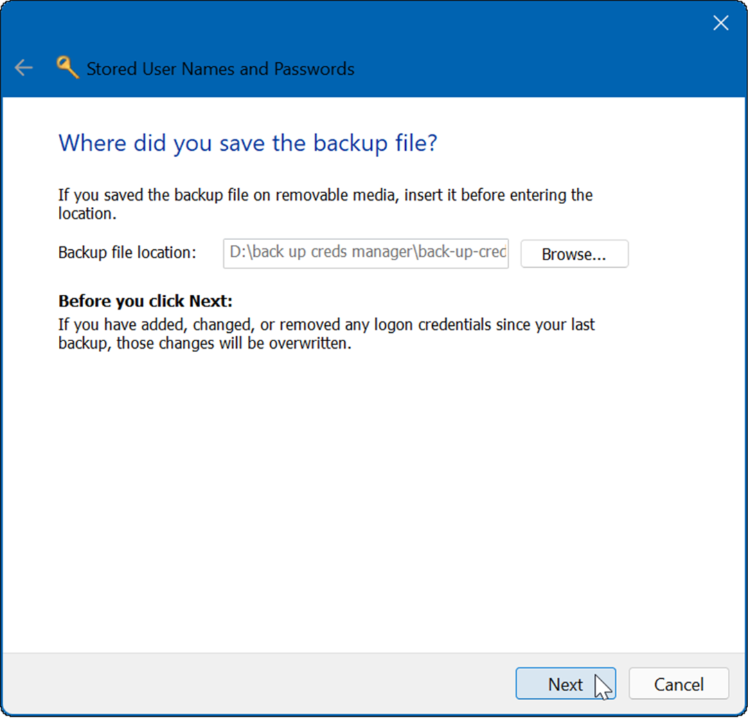 Как да използвате Credential Manager в Windows 11