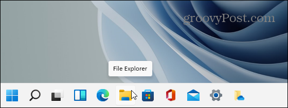 Икона на File Explorer Windows 11 лента на задачите