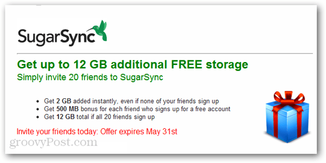 SugarSync: Вземете до 12GB свободно пространство до 31 май