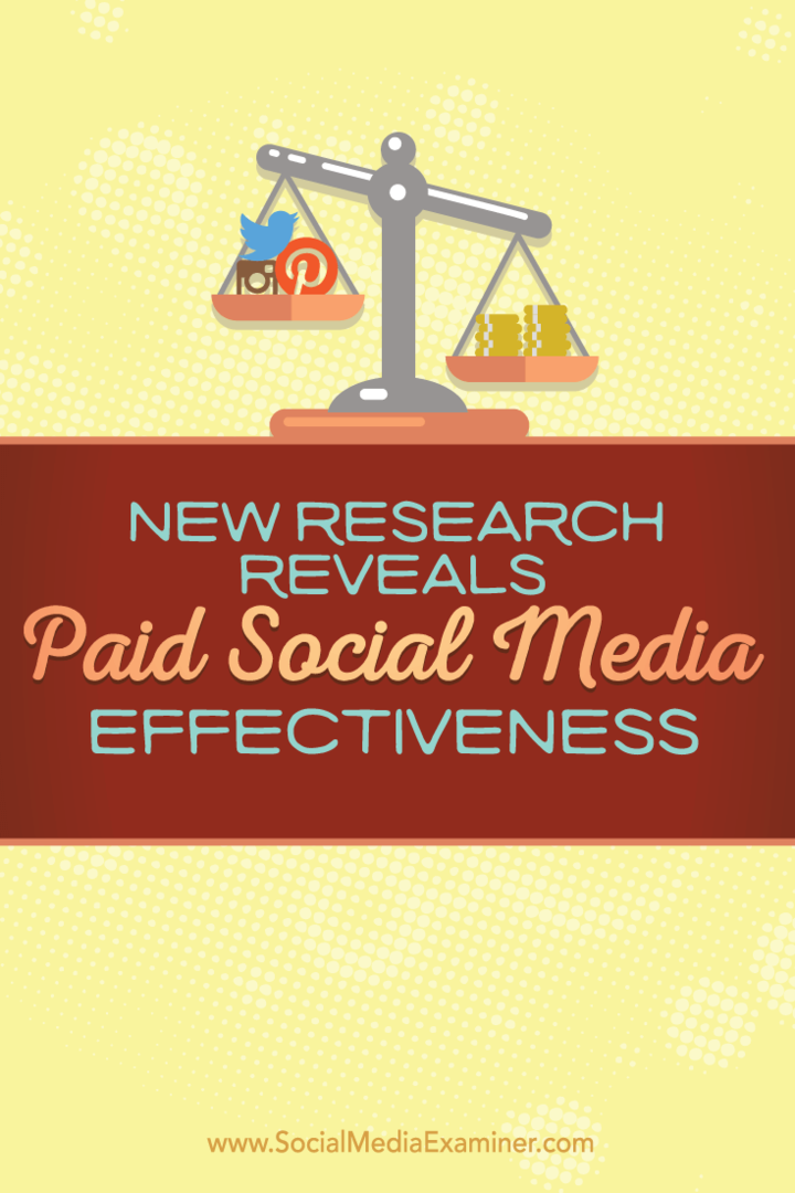 Ново изследване разкрива ефективността на платените социални медии: Проверка на социалните медии