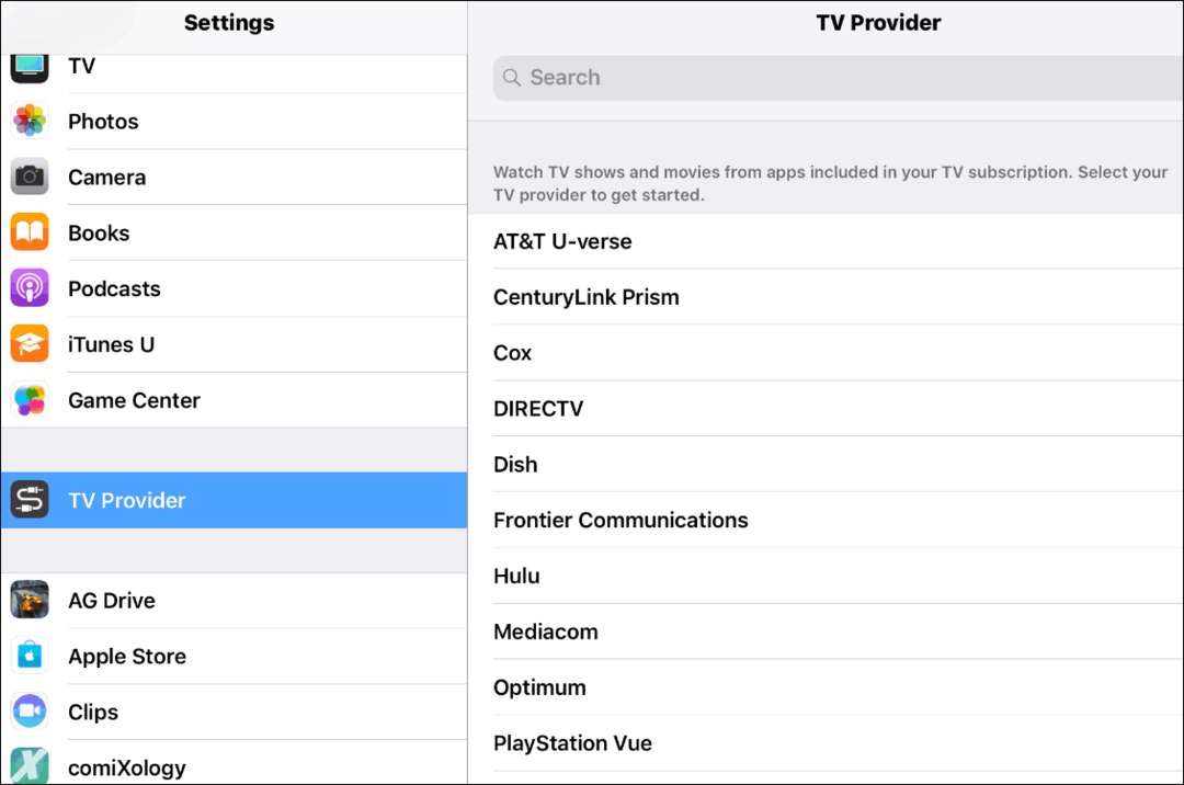 Какво представлява телевизионният доставчик на iOS и как да го използвам?