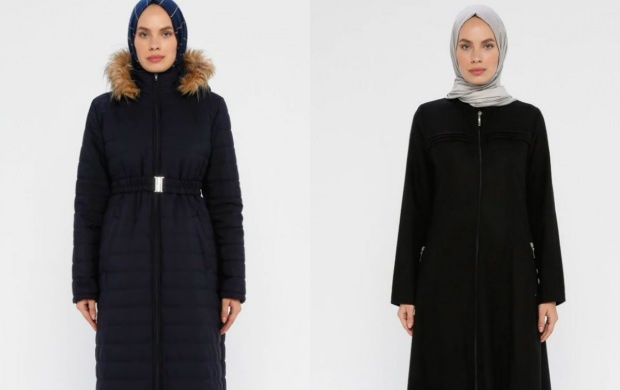 модели на палто хиджаб