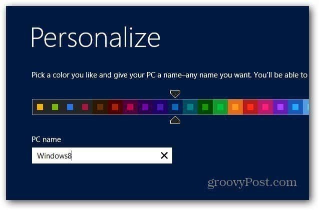 Персонализирайте Windows 8