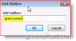 Снимка на Outlook 2010 добавете пощенска кутия