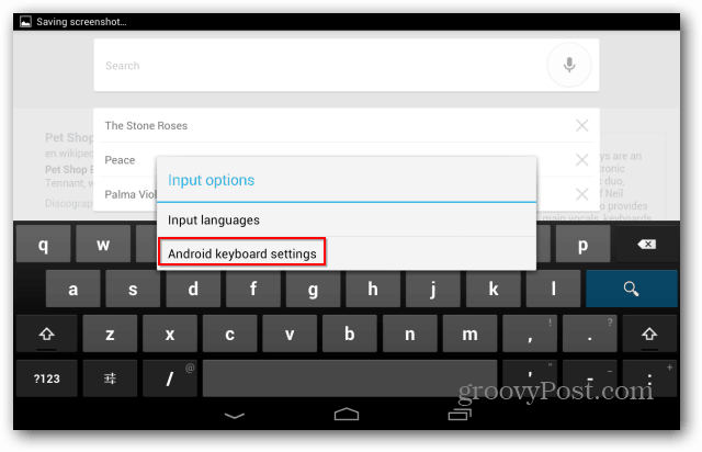 Настройки на клавиатурата за Android