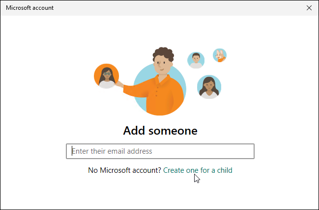 създайте акаунт за дете, настройване на родителски контрол на Windows 11