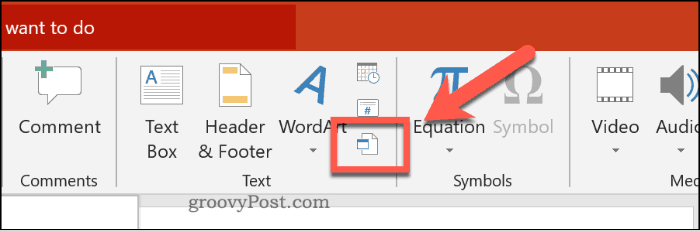 Поставяне на обект в PowerPoint