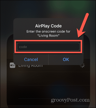 iphone airplay парола