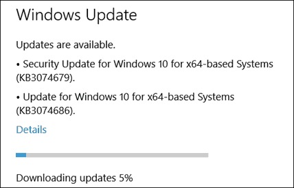 Windows 10 получава още една нова актуализация (KB3074679) Актуализирана