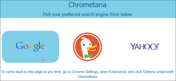 Разширение на Chrometana