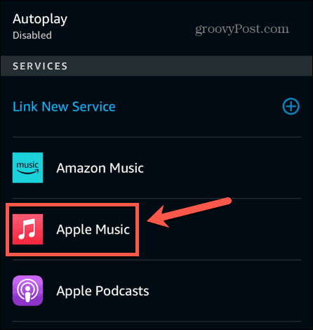 alexa услуги на Apple Music