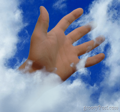 Ръката в облаците
