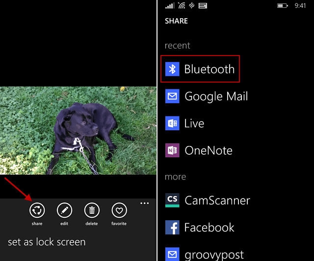 Windows Phone 8.1 Съвет: Споделяне на файлове чрез Bluetooth