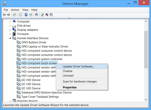 Как да коригирате сензорен екран на Windows 8.1, който не отговаря