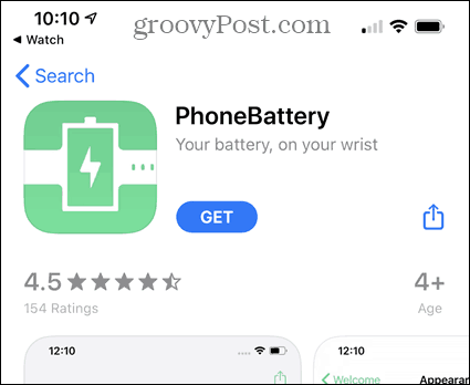 Инсталирайте приложението PhoneBattery от App Store
