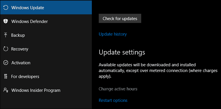 Как да отложите, отложите или блокирате актуализацията на Windows 10 Fall Creators Update