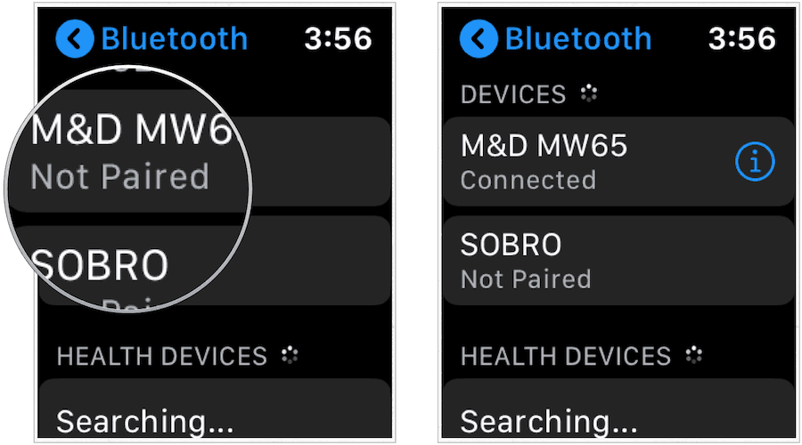 Bluetooth Watch на Apple Watch