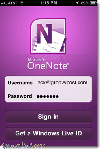 OneNote за iPhone (безплатно от Microsoft)