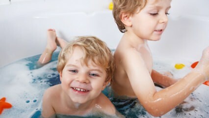 Как трябва да се къпе по-голямото дете? 