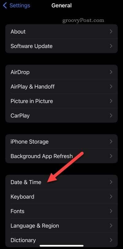 Настройки за дата и час на iPhone