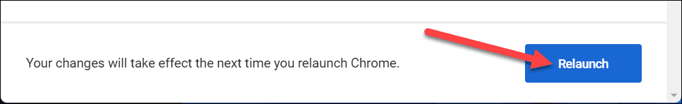 Бутон за рестартиране на Chrome