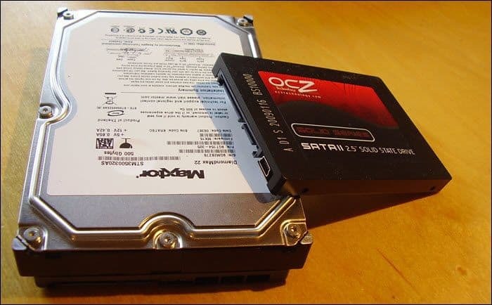 HDD срещу. SSD